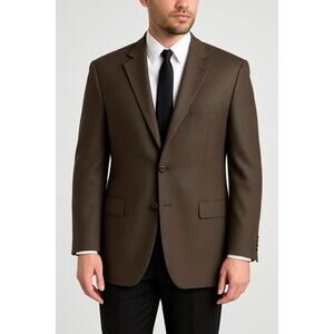 New Lauren Ralph Lauren Men’s 46R Brown Wool Sport Coat Jacket Blazer